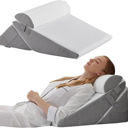 Memory foam triangular headboard cushion