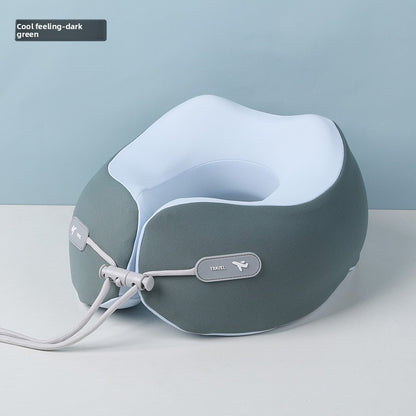 Memory Foam U-shaped Travel Neck Pillow