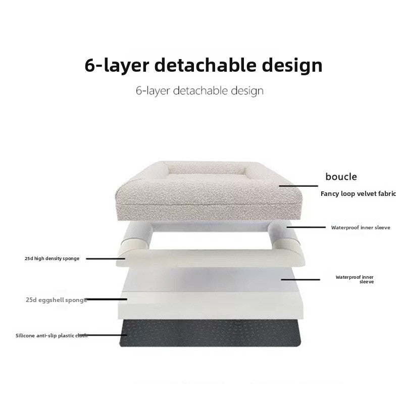Memory Foam Waterproof Dog Bed