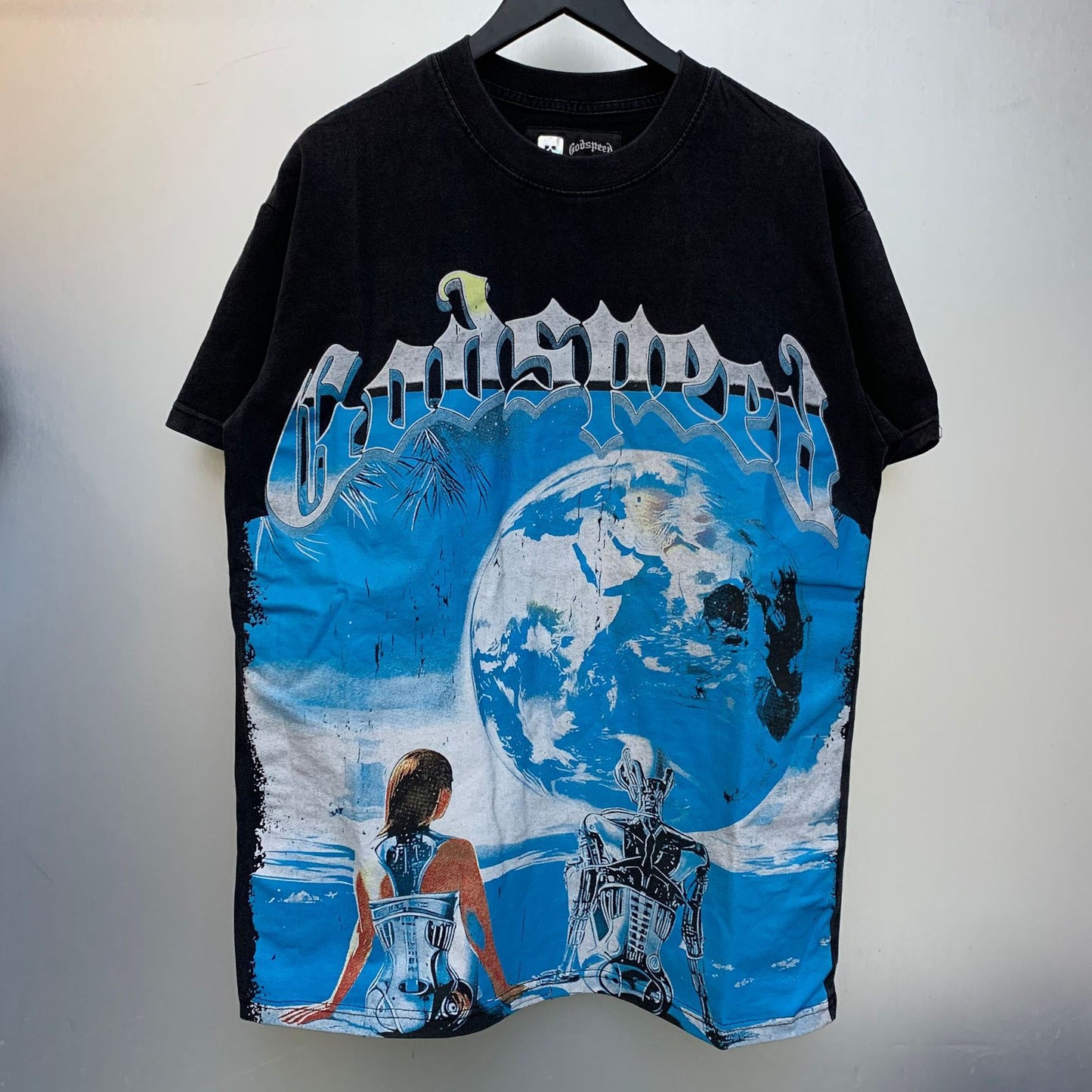 Men and women couple's oversized loose short-sleeved clothing