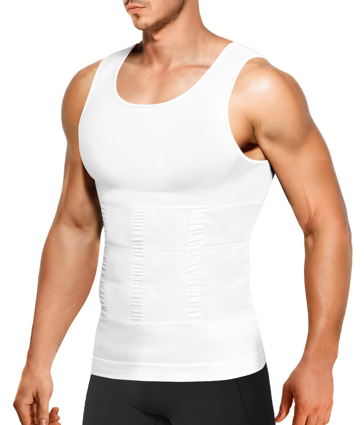 Men Body Shaping Compression Fitness Shirt