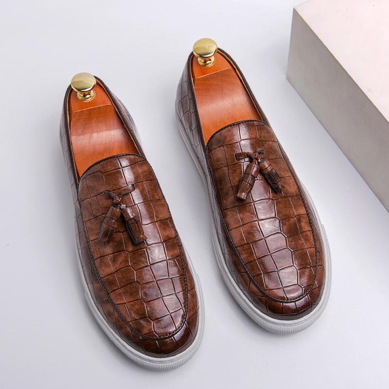 Men Business Casual Leather Shoes