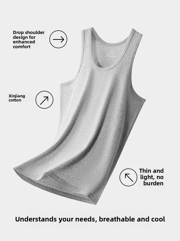 Men Cotton Sleeveless Undershirt