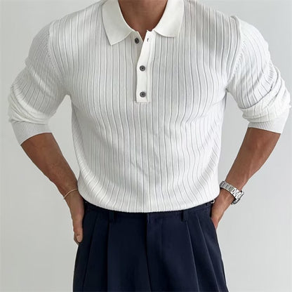 Men Half Zip Knit Sweater