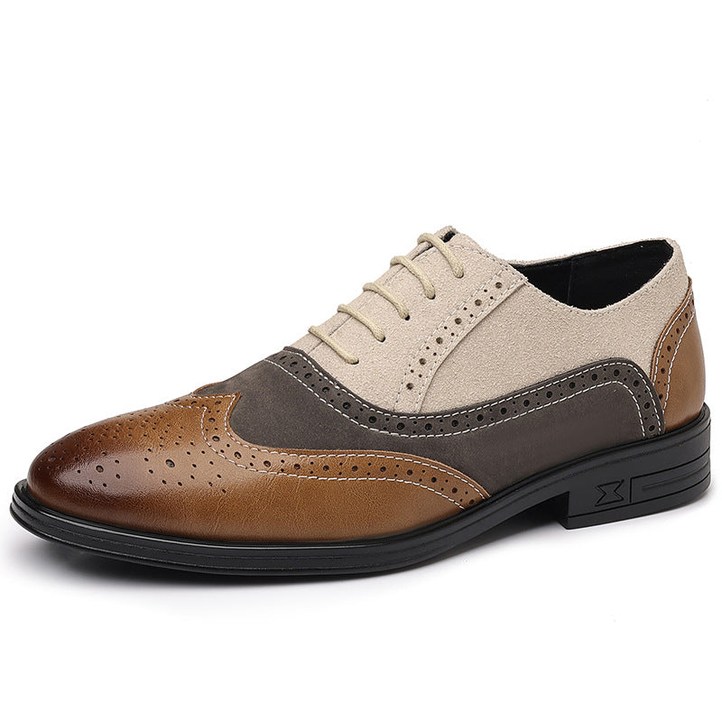 Men leather shoes
