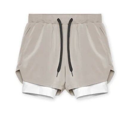 Men's 2-in-1 Running Sports Shorts