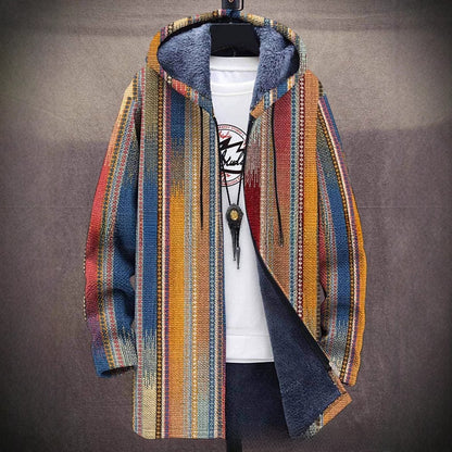 Men's 3D Digital Print Hooded Jacket