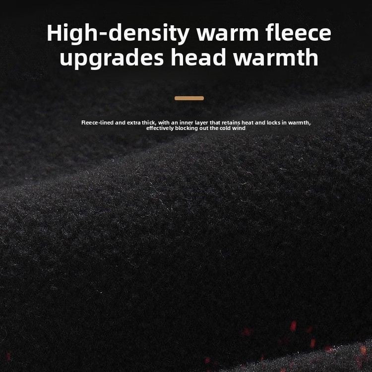 Men's Adjustable Velvet Baseball Cap for Winter