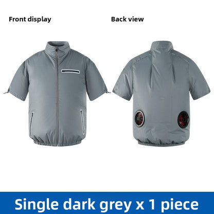 Men's air-conditioning clothing with fan
