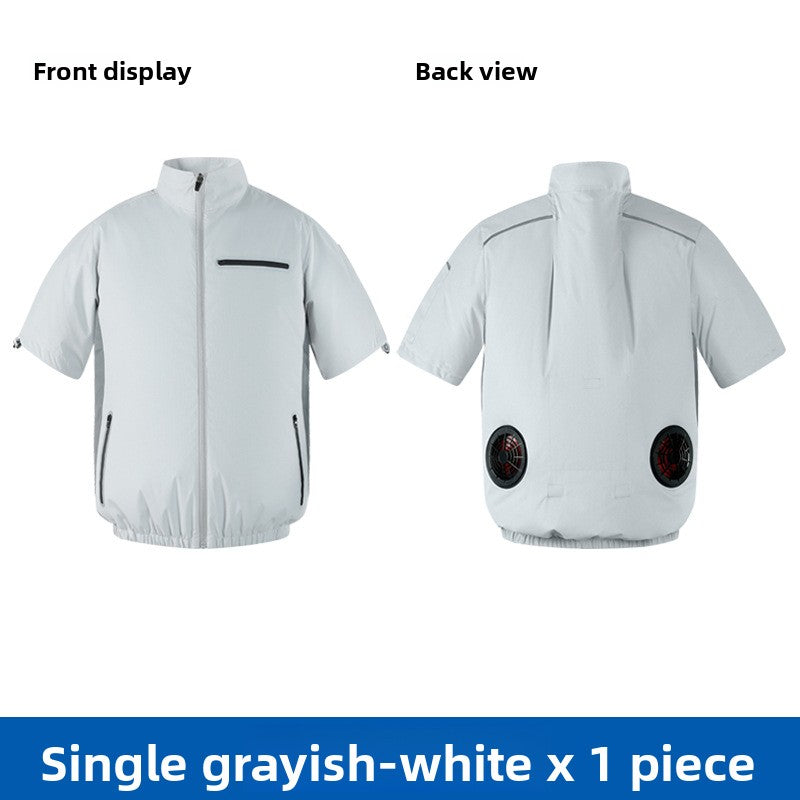Men's air-conditioning clothing with fan