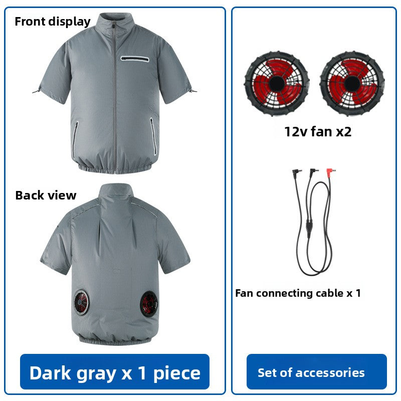 Men's air-conditioning clothing with fan