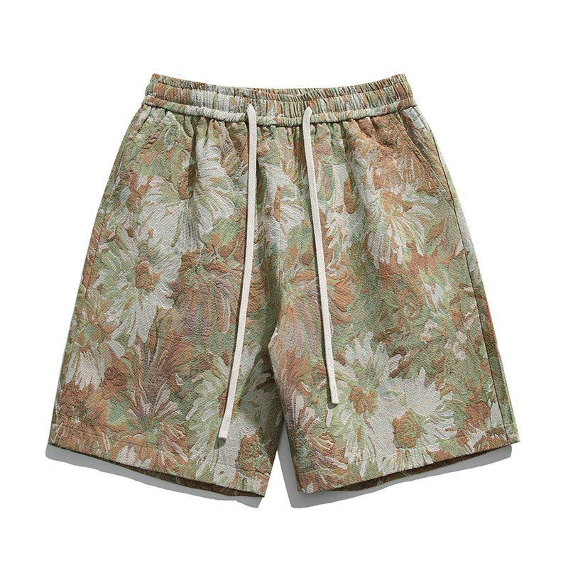 Men's and women's beach pants and sporty casual shorts