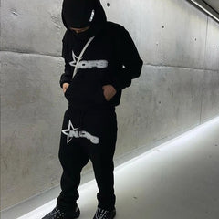 Black suit with fleece