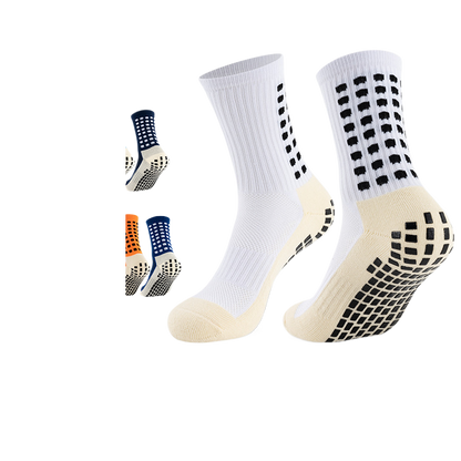 Men's and Women's Glue-Attached Anti-Slip Football Socks