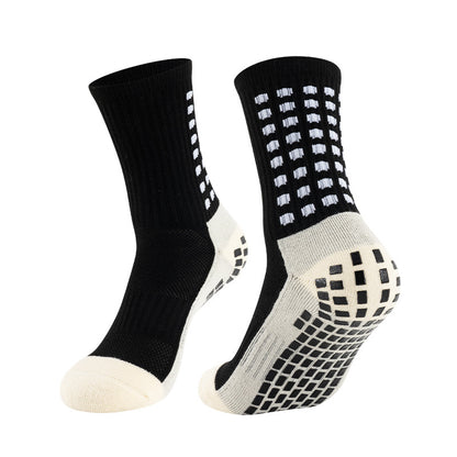 Men's and Women's Glue-Attached Anti-Slip Football Socks