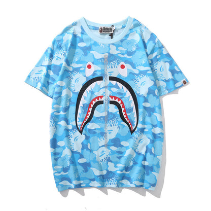 Men's and women's loose and casual T-shirts