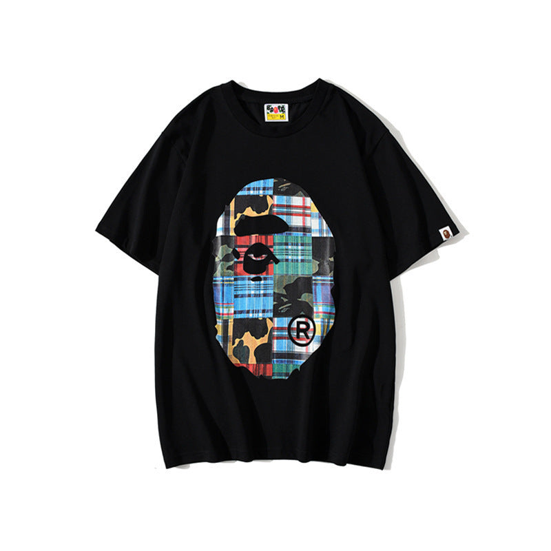 Men's and women's loose and casual T-shirts