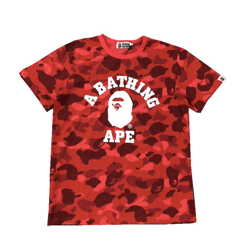 Men's and women's loose and casual T-shirts