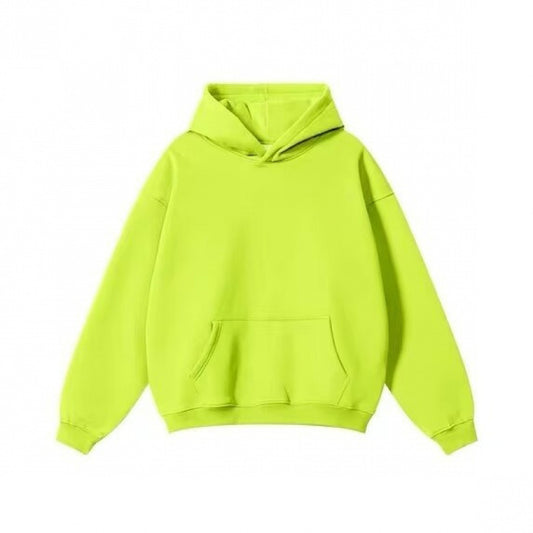 Men's and Women's Loose Plain Color Fleece Pullover Sweater