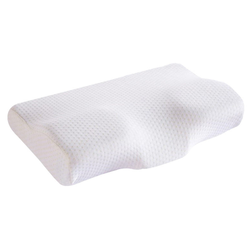 Men's and Women's Pillows Memory Foam Neck Protection Pillow Orthopedic Pillow Neck Butterfly Shape Healthy Neck Protection Slow Rebound Memory Pillow
