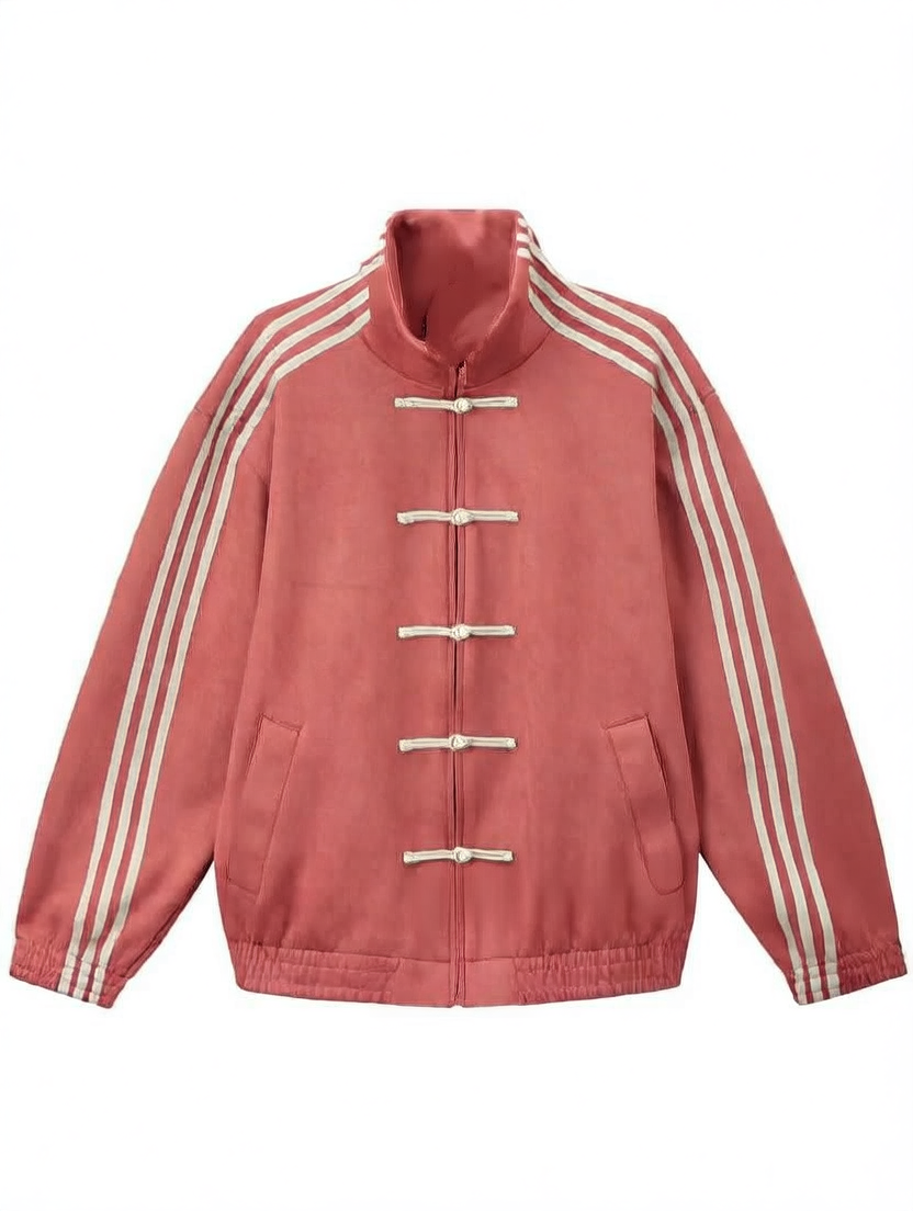 Men's and women's stand-up collar jackets