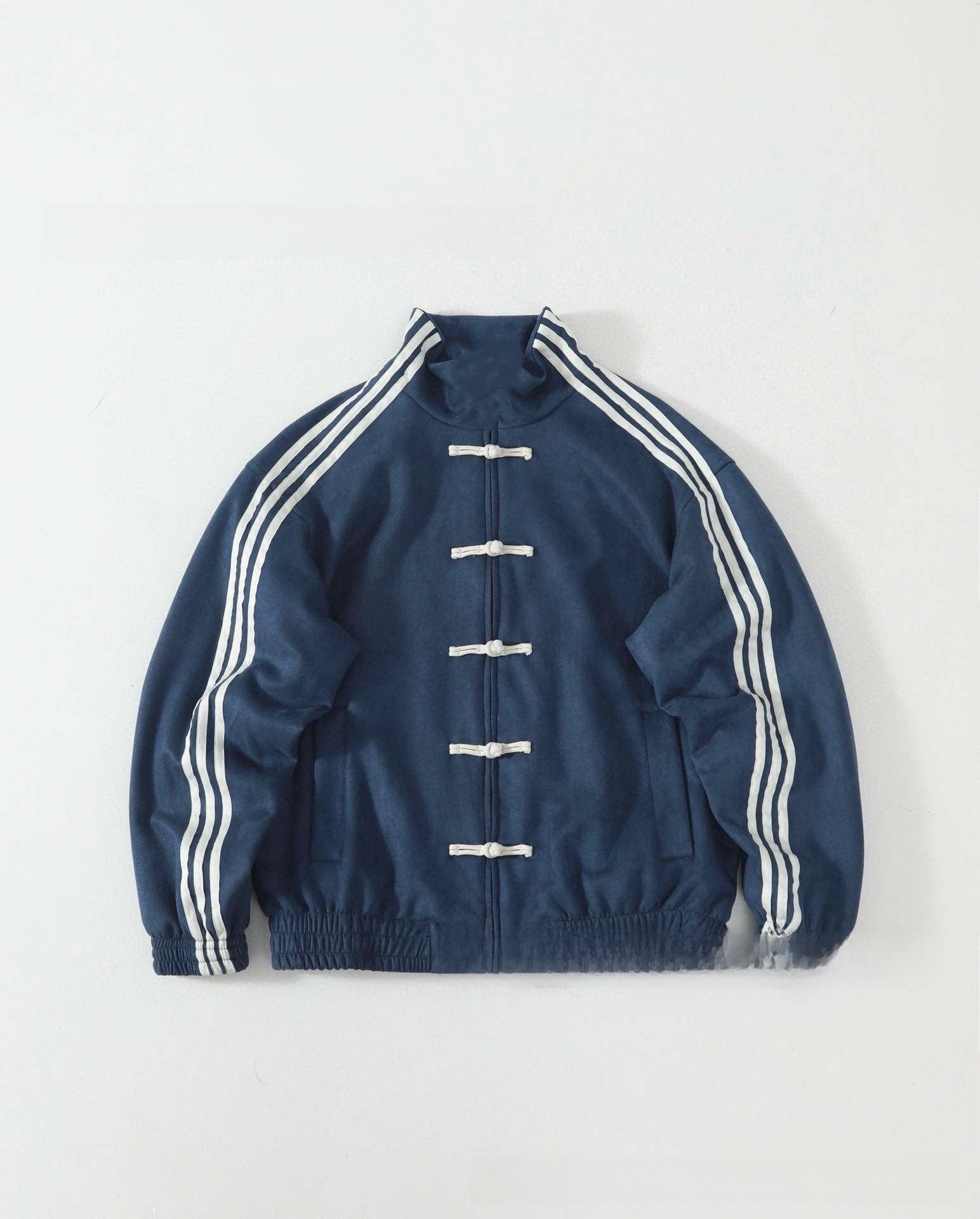 Men's and women's stand-up collar jackets