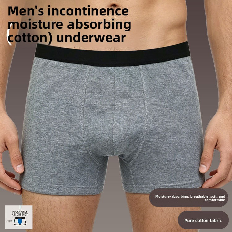 Men's Anti-Leak Incontinence Boxer Briefs