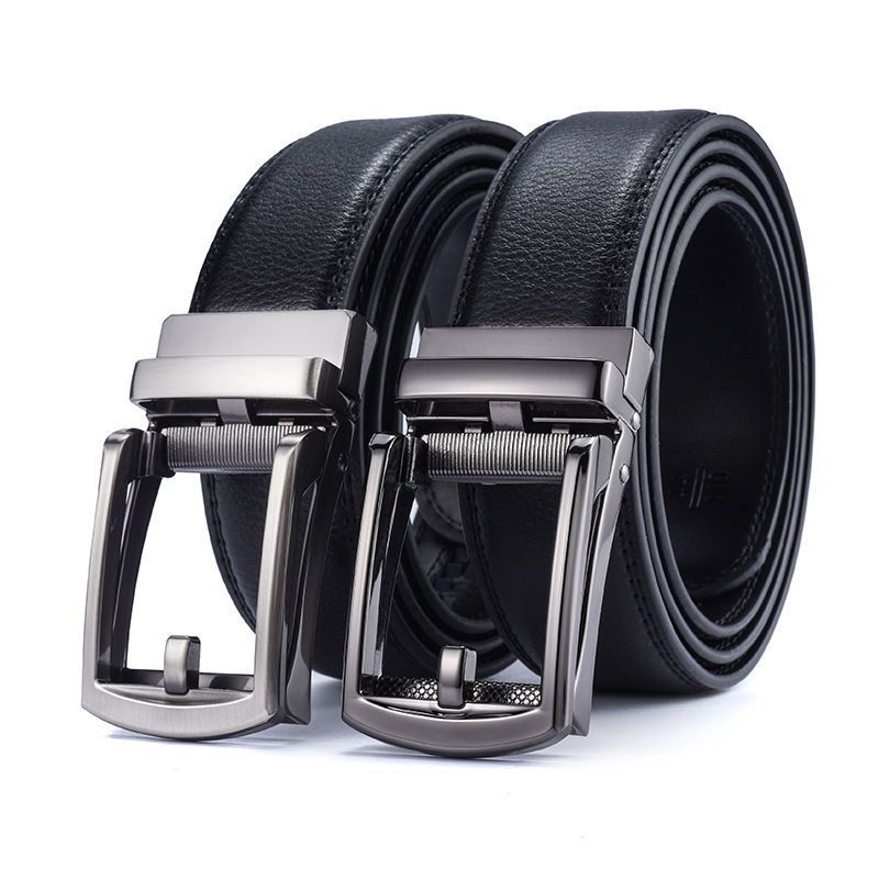 Men's Automatic Buckle Genuine Leather Belt