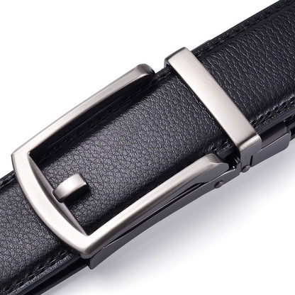 Men's Automatic Buckle Genuine Leather Belt