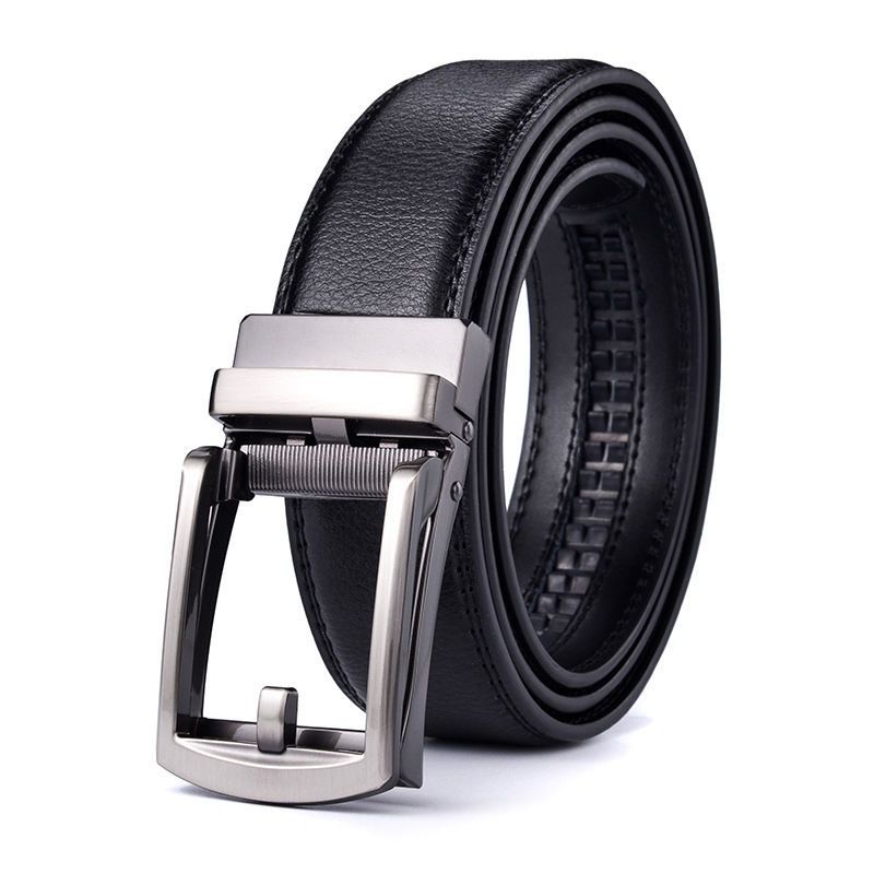 Men's Automatic Buckle Genuine Leather Belt