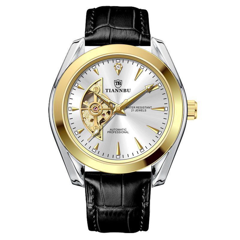 Men's automatic mechanical watch waterproof