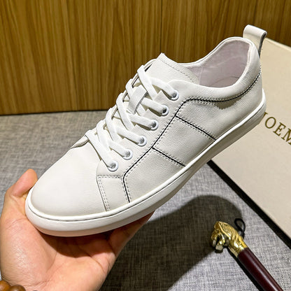 Men's autumn white sneakers