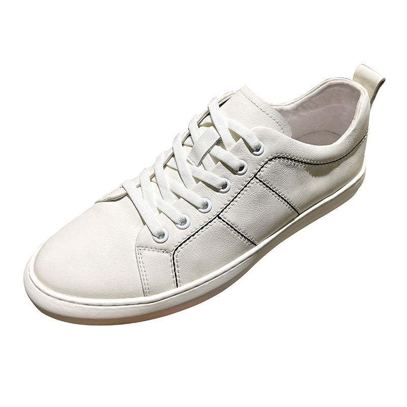 Men's autumn white sneakers