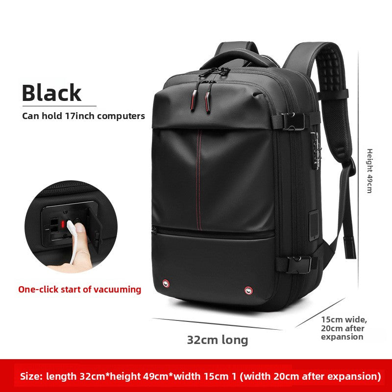 Men's Backpack Anti-Theft Computer Backpack Business Commuting Outdoor Travel Bag Vacuum Compression Backpack Customization