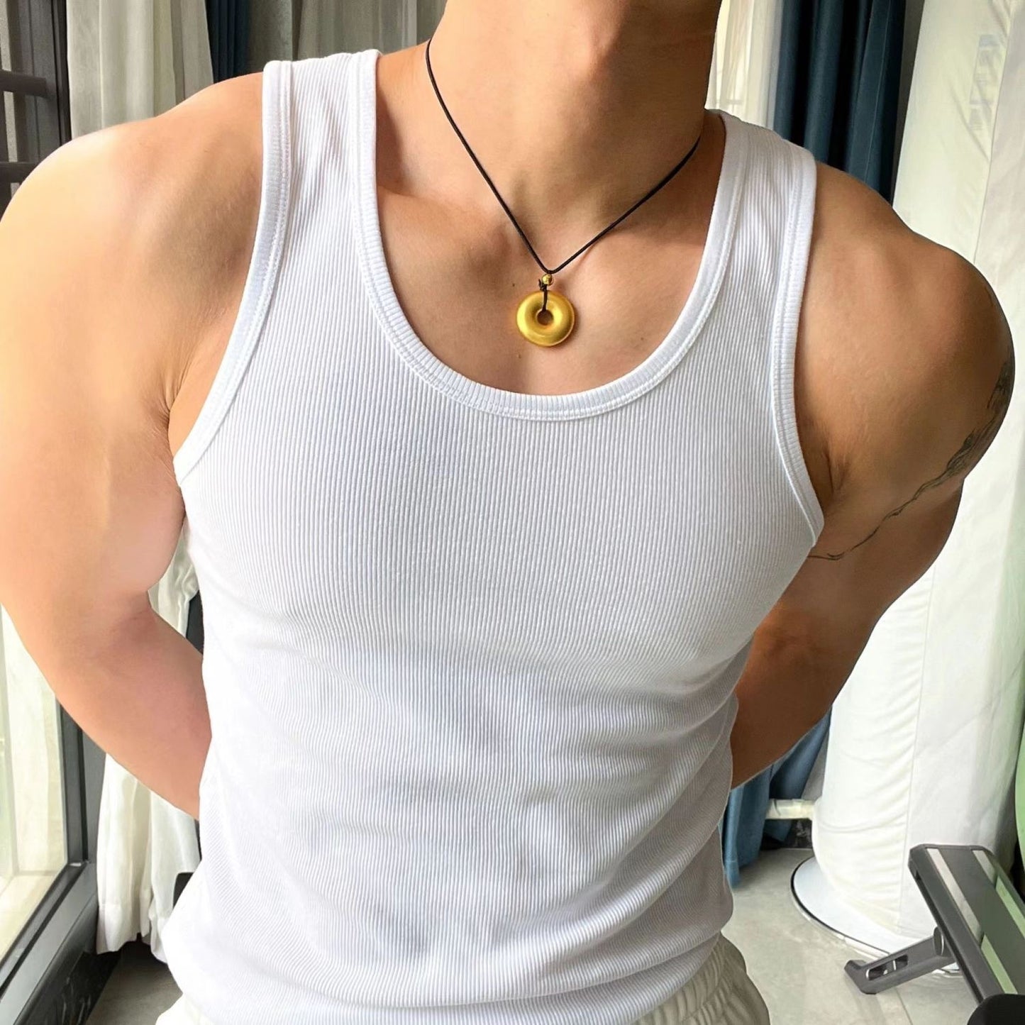Men's base layer vest