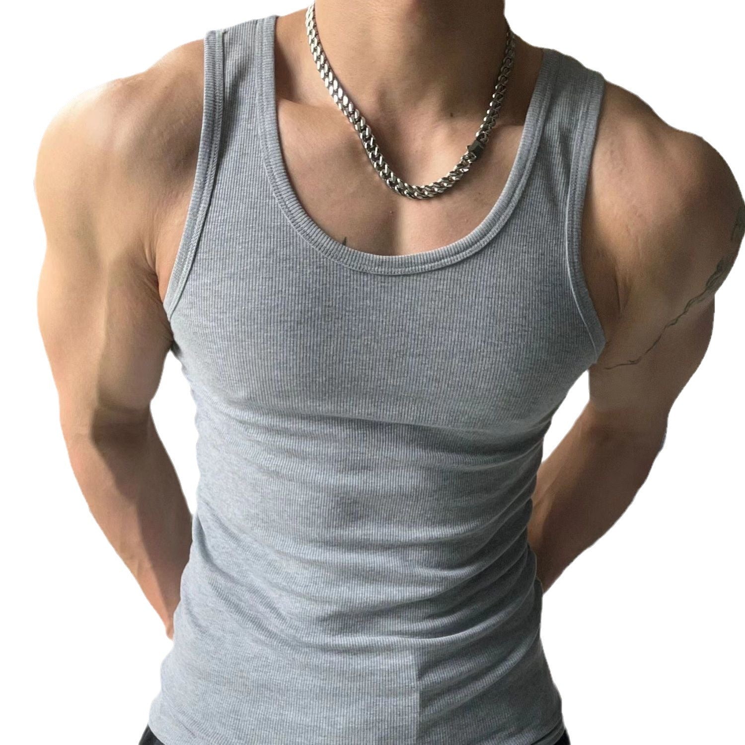 Men's base layer vest