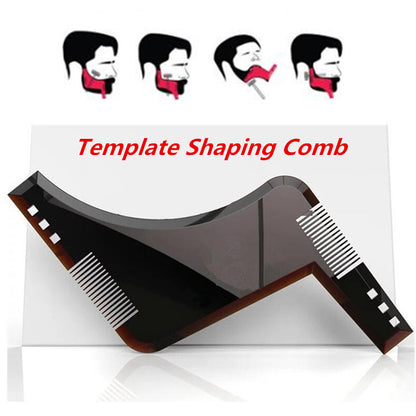 Men's Beard Styling Comb with Brush