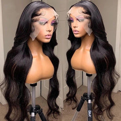 Rose net split curly hair Black