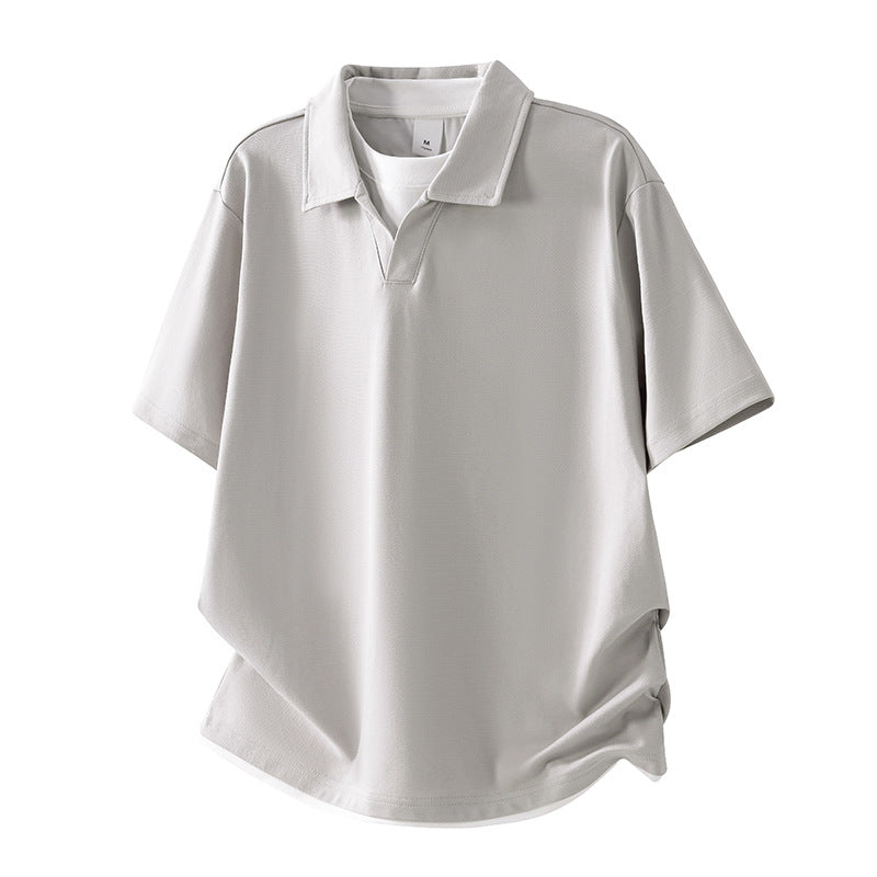 Men's Blend V-Neck Polo Shirt