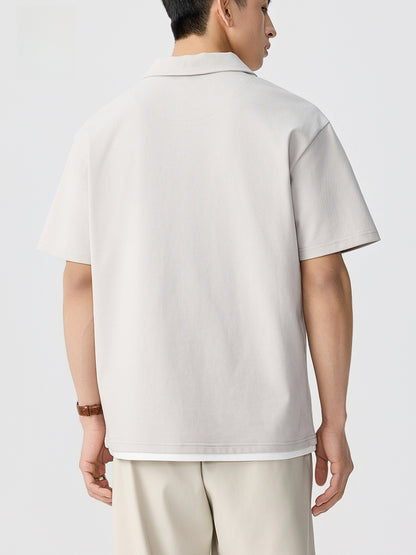 Men's Blend V-Neck Polo Shirt