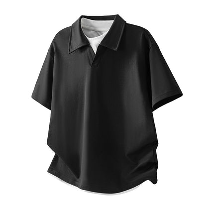 Men's Blend V-Neck Polo Shirt