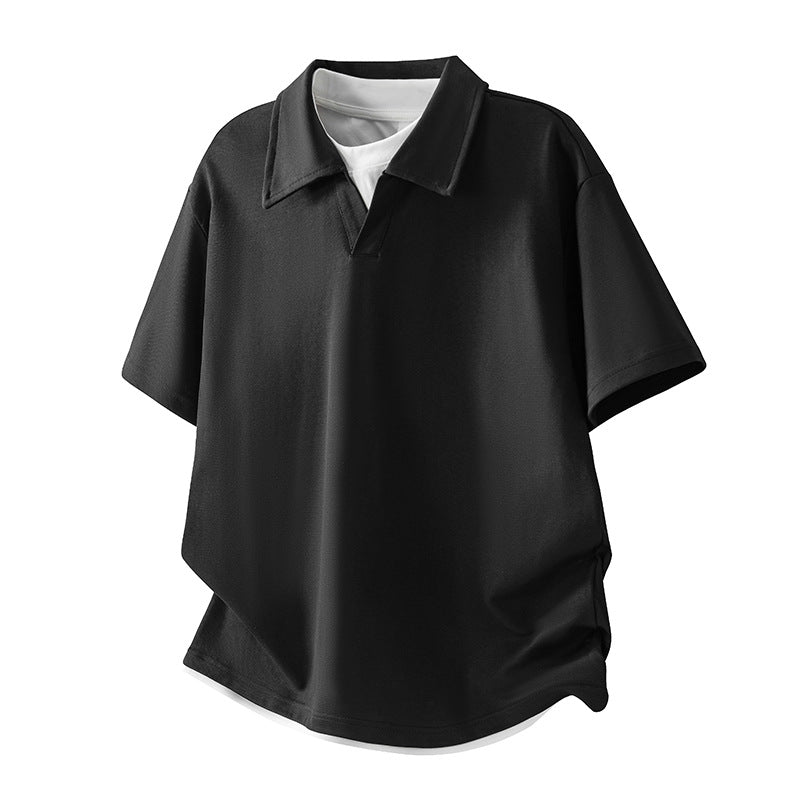 Men's Blend V-Neck Polo Shirt