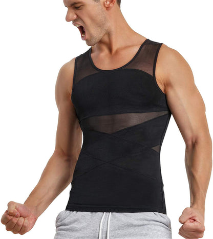 Men's body shaping and shaping vest