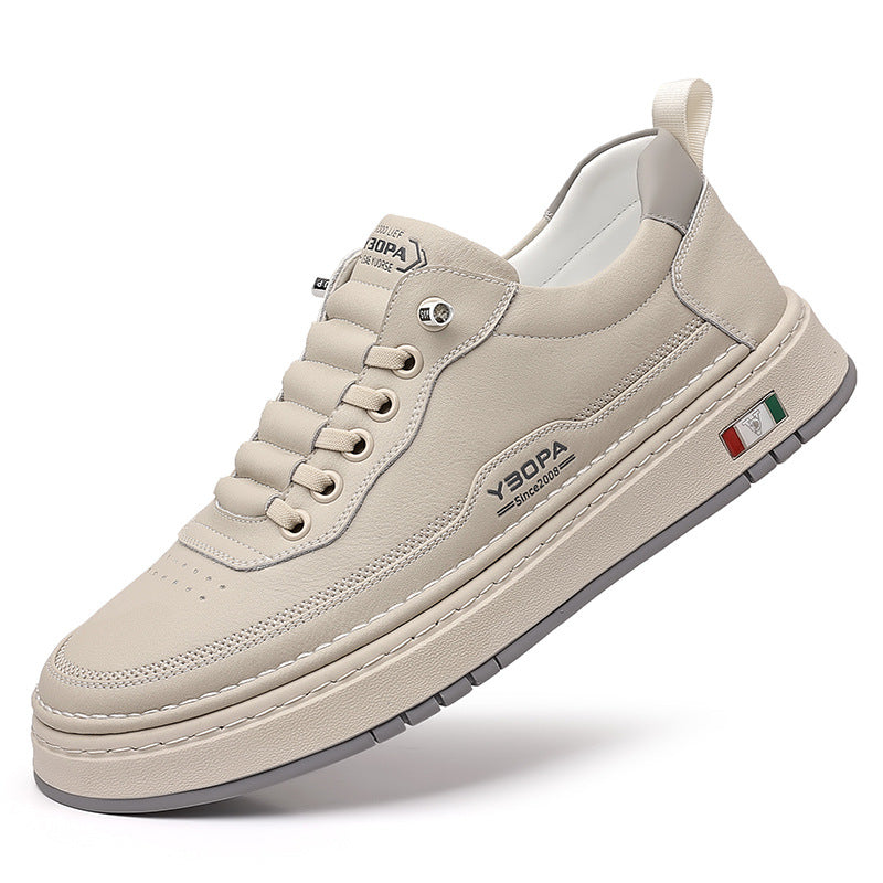 Men's Breathable Casual Leather Sneakers