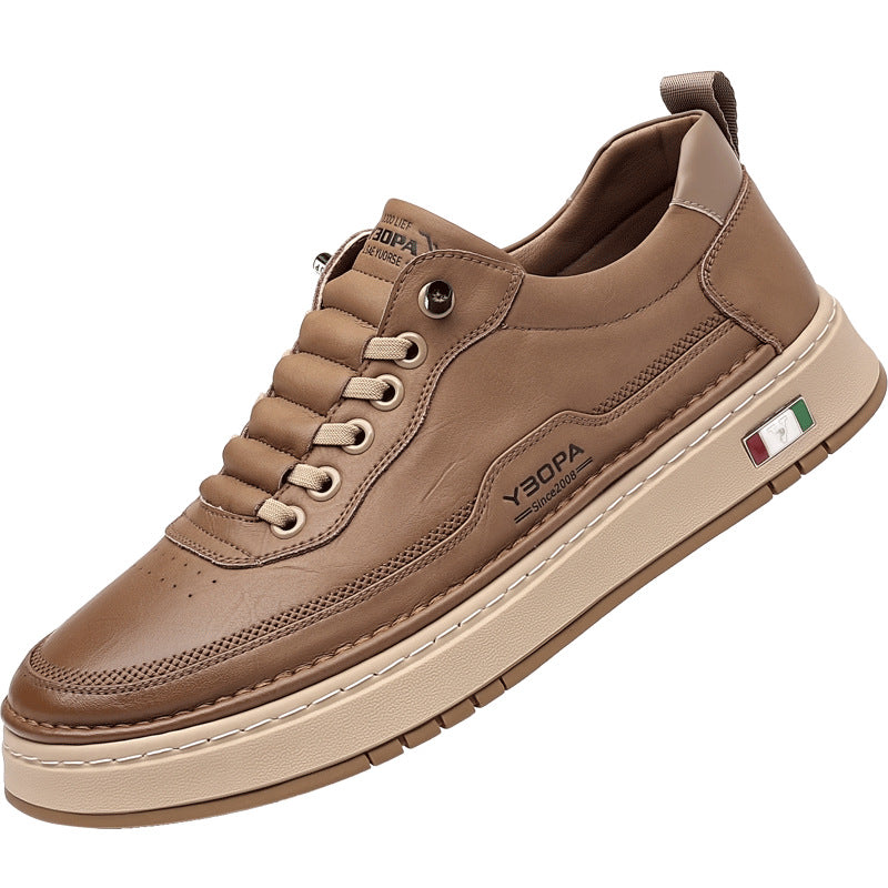 Men's Breathable Casual Leather Sneakers