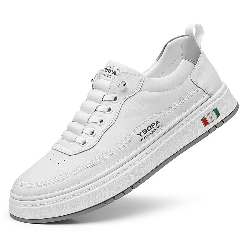 Men's Breathable Casual Leather Sneakers