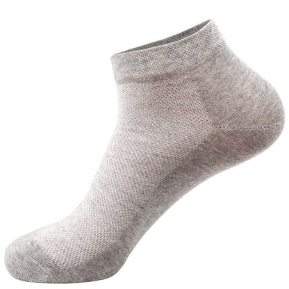 Men's Breathable Cotton Low-Cut Socks