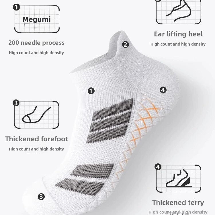 Men's Breathable Cotton Sports Socks