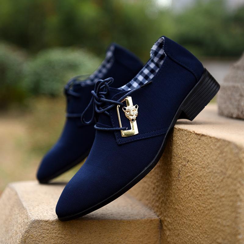 Men's Breathable High Top Leather Shoes for Business and Casual Wear