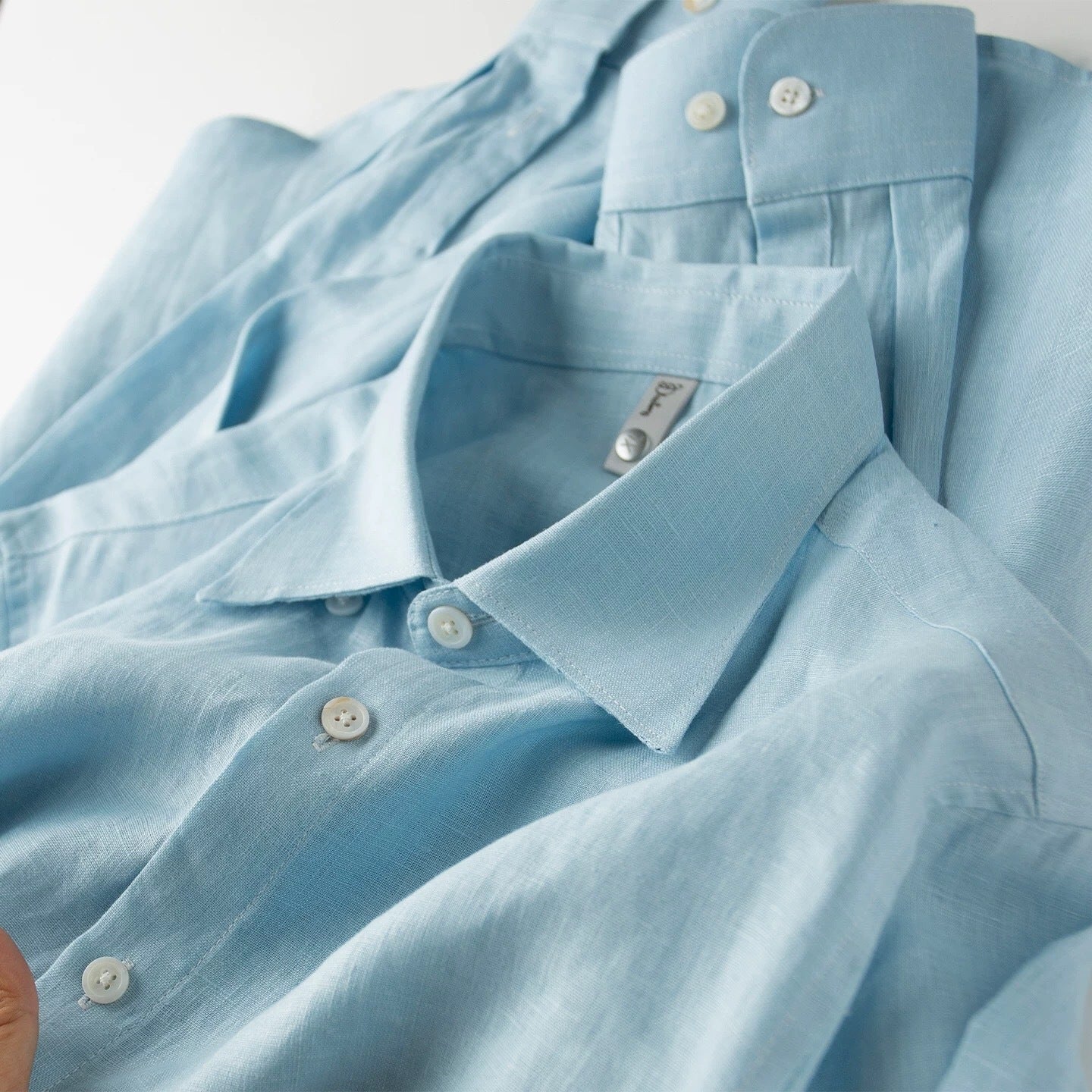 Men's breathable long-sleeve shirt